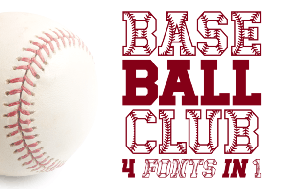 Baseball Club: The All-American Font for Authentic Designs