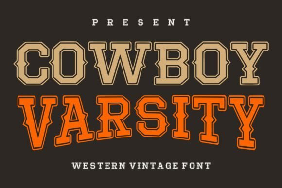 Cowboy Varsity: Bold Western Meets Collegiate Style
