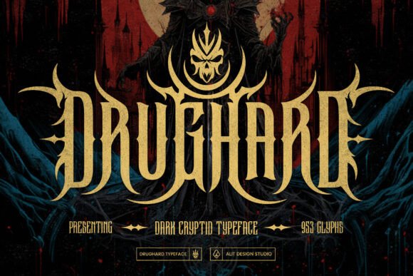 Drughard: Embracing the Sinister Side of Display Typography