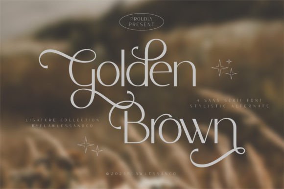 Golden Brown: An Elegant Sans Serif with Character