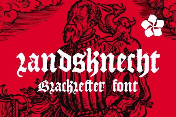 Landsknecht: A Blackletter Font for Bold, Medieval-Style Designs