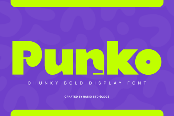 Punko: The Bold Display Font That Makes Headlines Pop