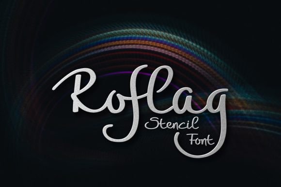Roflag Stencil: A Modern Typeface for Clean, Bold Design