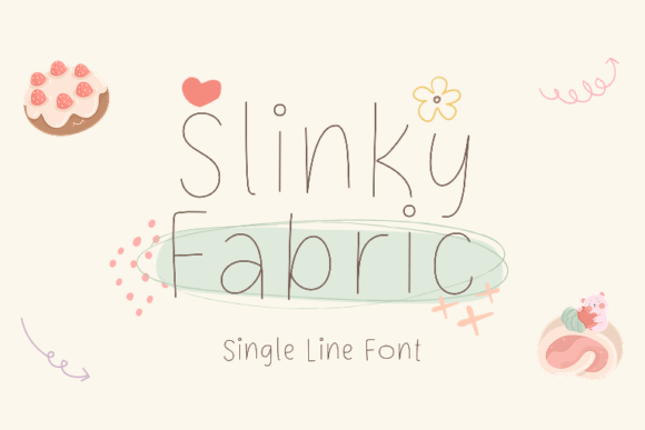 Slinky Fabric: The Casual Typeface for Modern Creatives