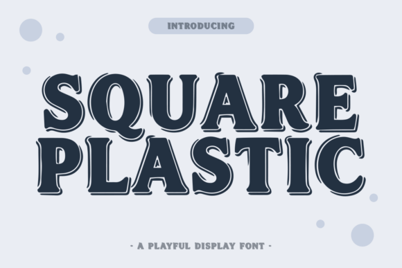 Square Plastic: A Modern Typeface for Clear Communication