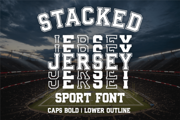 Stacked Jersey Font: The Ultimate Guide for Bold Sports Design