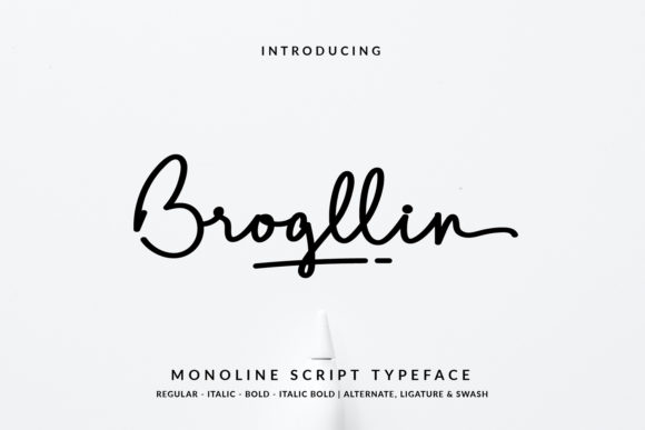 The Quiet Impact of Brogllin: A Handwritten Font for Modern Projects