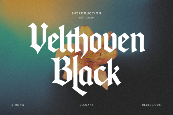 Velthoven Black: Where Fraktur Meets Modern Edge