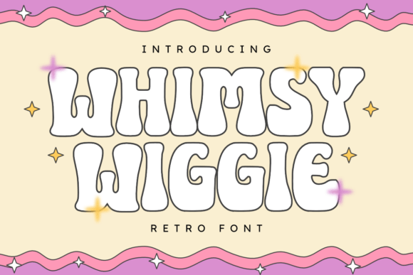 Whimsy Wiggle: The Retro Font That Brings Playful Energy to Modern Design