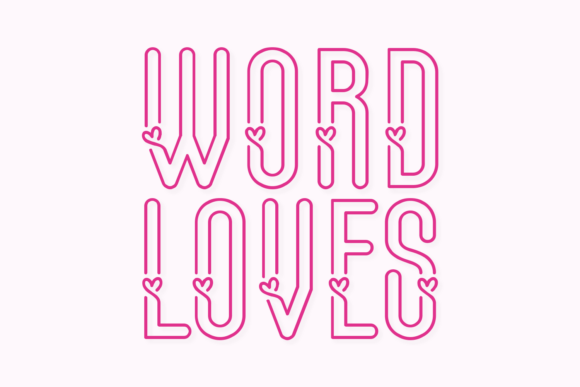 Word Loves: Adding Playful Charm to Your Designs